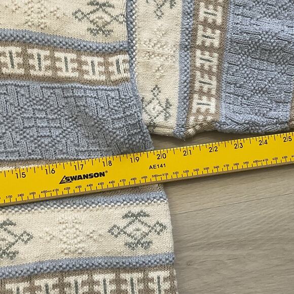 Steeple Chase medium chunky cable knit sweater grandma core - Picture 7 of 7